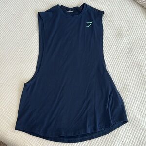 Gymshark tank top, dark blue.